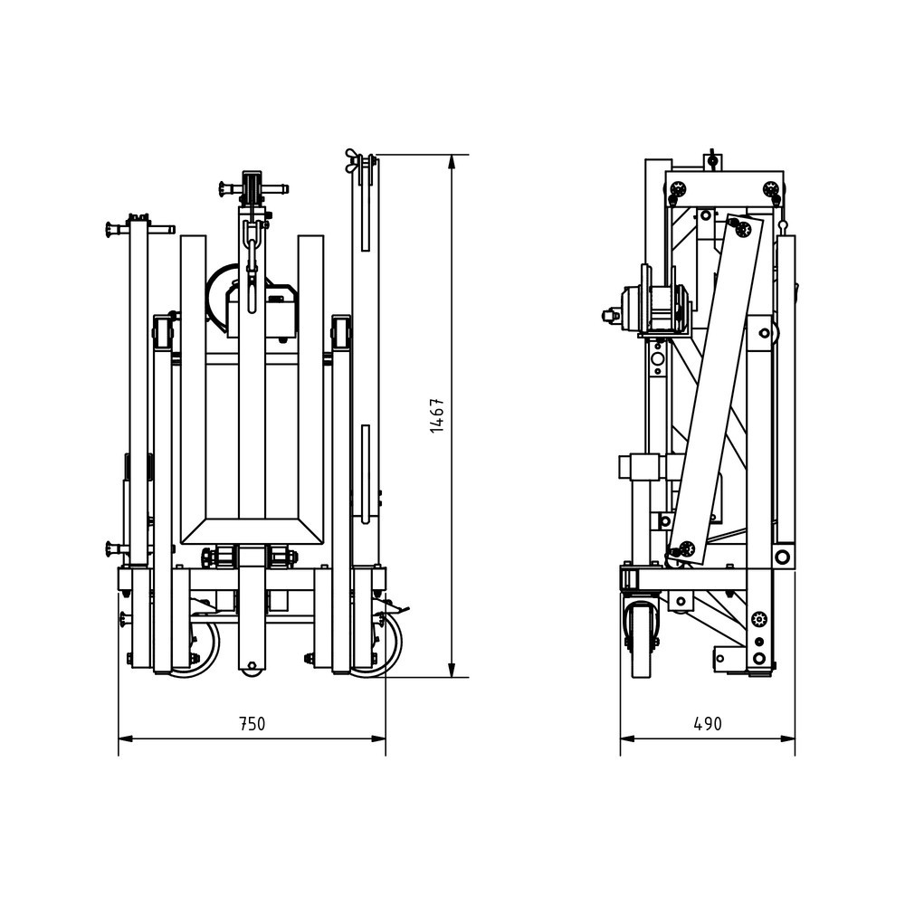 Produktabbildung Nr. 8: SCHILLING Alu-Multilift, TK 250 kg