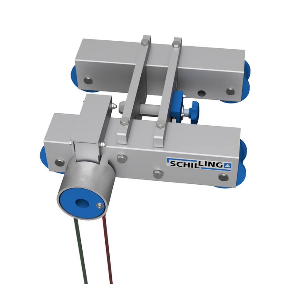 Produktabbildung Nr. 3: SCHILLING Alu-Portalkran mit teilbarem Doppelträger, Einhängepunkt 2787-4337 mm, Länge 7000 mm, TK 2000 kg