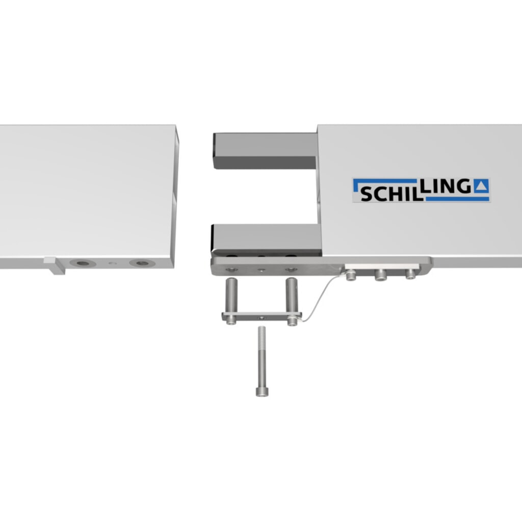 Produktabbildung Nr. 4: SCHILLING Alu-Portalkran mit teilbarem Doppelträger, Einhängepunkt 2787-4337 mm, Länge 7000 mm, TK 2000 kg
