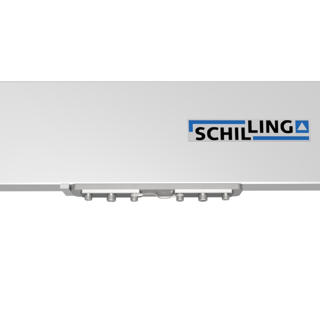 SCHILLING Alu-Portalkran mit teilbarem Doppelträger, Einhängepunkt 2245-3395 mm, Länge 4000 mm, TK 1500 kg Produktabbildung Nr. 13: SCHILLING Alu-Portalkran mit teilbarem Doppelträger, Einhängepunkt 2245-3395 mm, Länge 4000 mm, TK 1500 kg