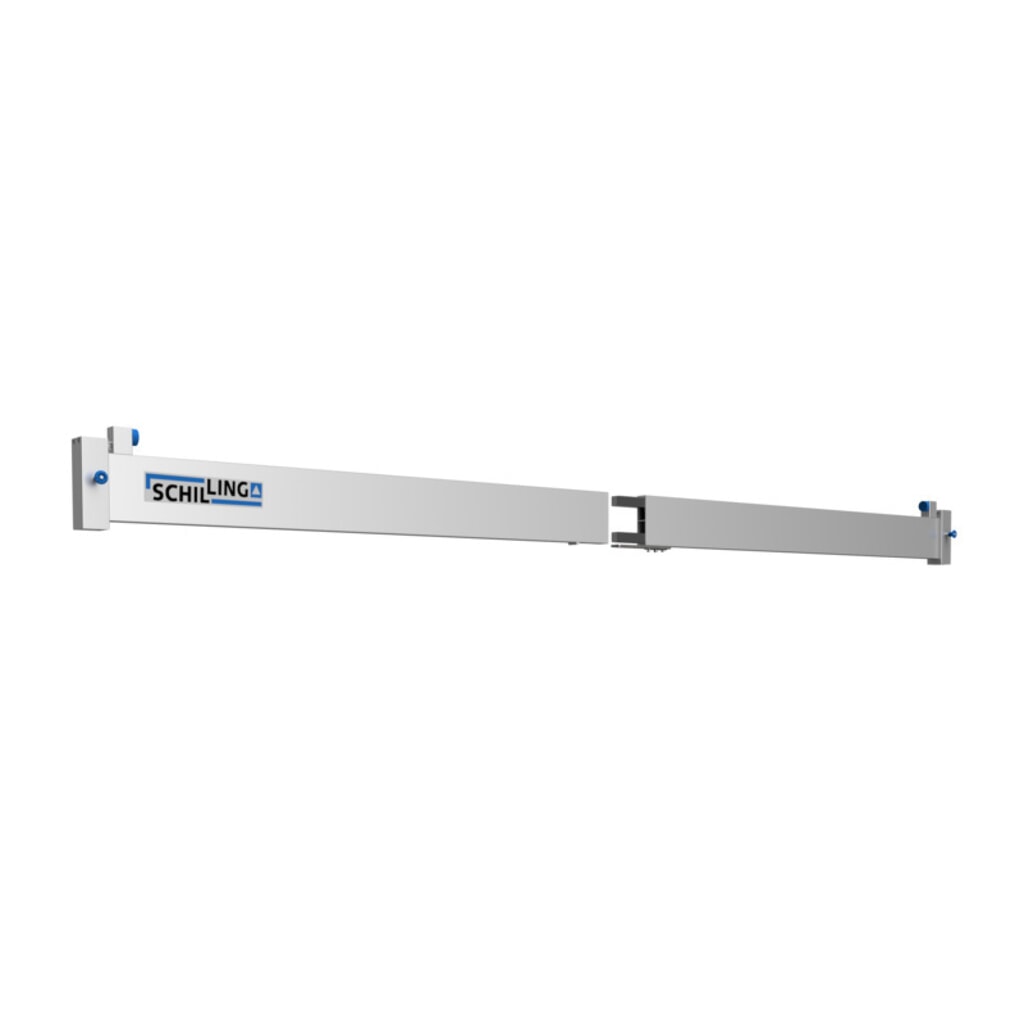 SCHILLING Alu-Portalkran mit teilbarem Doppelträger, Einhängepunkt 2245-3395 mm, Länge 4000 mm, TK 1500 kg Produktabbildung Nr. 14: SCHILLING Alu-Portalkran mit teilbarem Doppelträger, Einhängepunkt 2245-3395 mm, Länge 4000 mm, TK 1500 kg