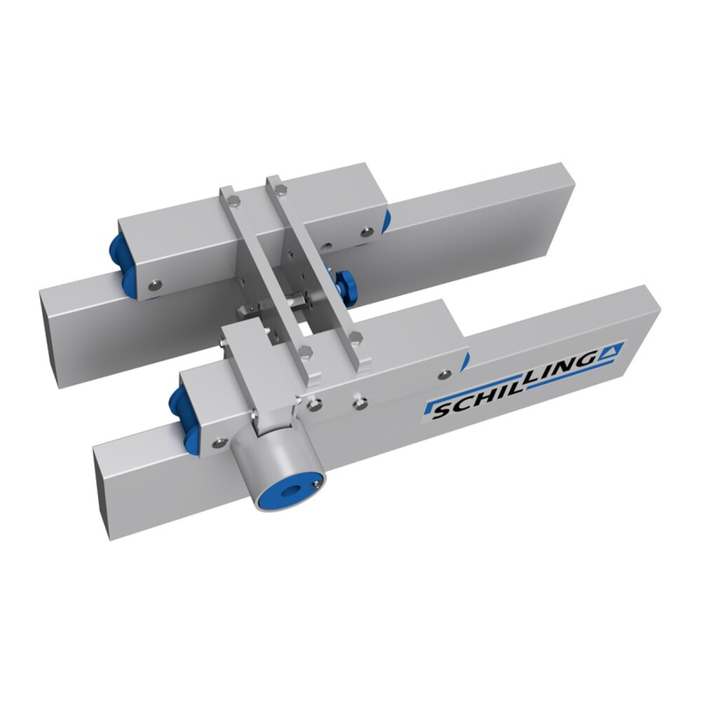 Produktabbildung Nr. 8: SCHILLING Alu-Portalkran mit teilbarem Doppelträger, verfahrbar, Einhängepunkt 2.138-2.488 mm, Länge 6.000 mm, TK 1.500 kg