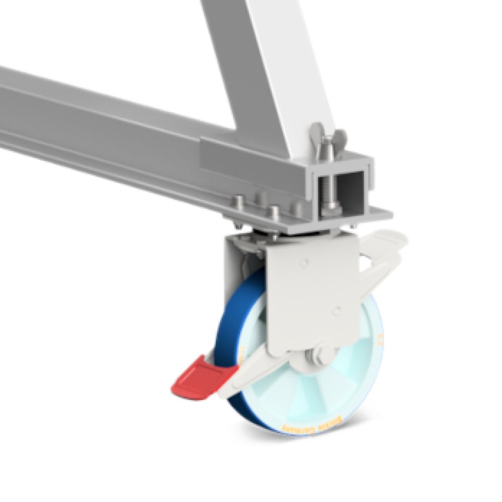 Produktabbildung Nr. 2: SCHILLING Alu-Portalkran mit teilbarem Träger, verfahrbar, Einhängepunkt 1.699-2.099 mm, Länge 4.000 mm, TK 1.000 kg