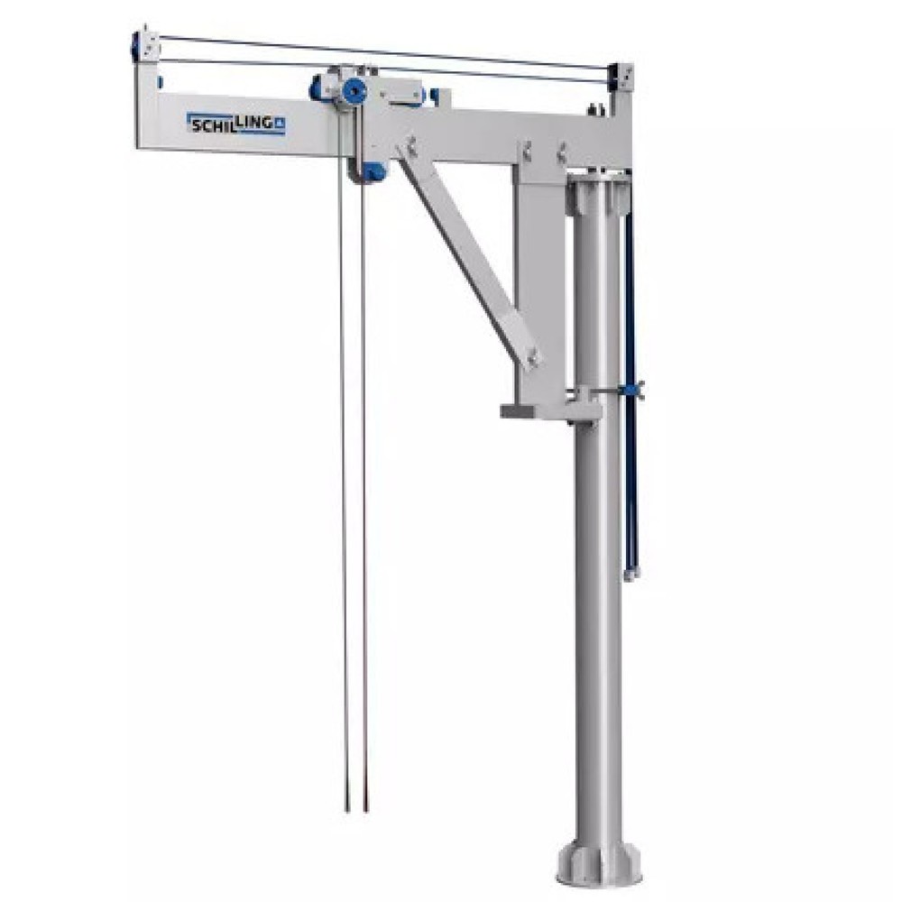 Produktabbildung: SCHILLING Alu-Schwenkkran, Einhängepunkt 3.000 mm, Ausleger 2.000 mm, TK 250 kg