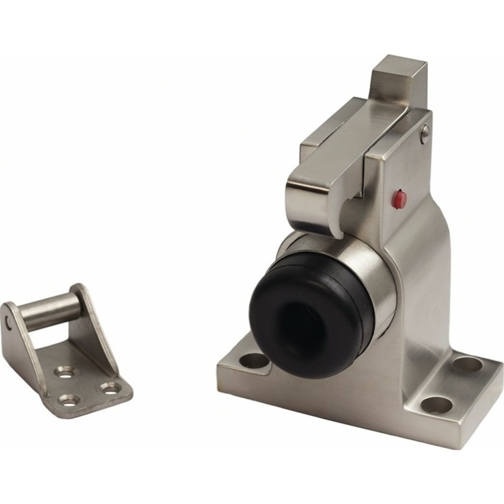 Produktabbildung: SCHNEGEL Türfeststeller 005/588/5, Edelstahl matt, Bodenmontage