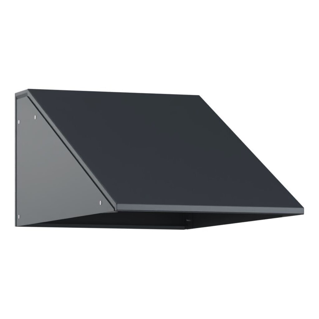Schrägdachaufsatz für C+P Kleiderspind, anthrazitgrau, Breite 300 mm Produktabbildung: Schrägdachaufsatz für C+P Kleiderspind, anthrazitgrau, Breite 300 mm