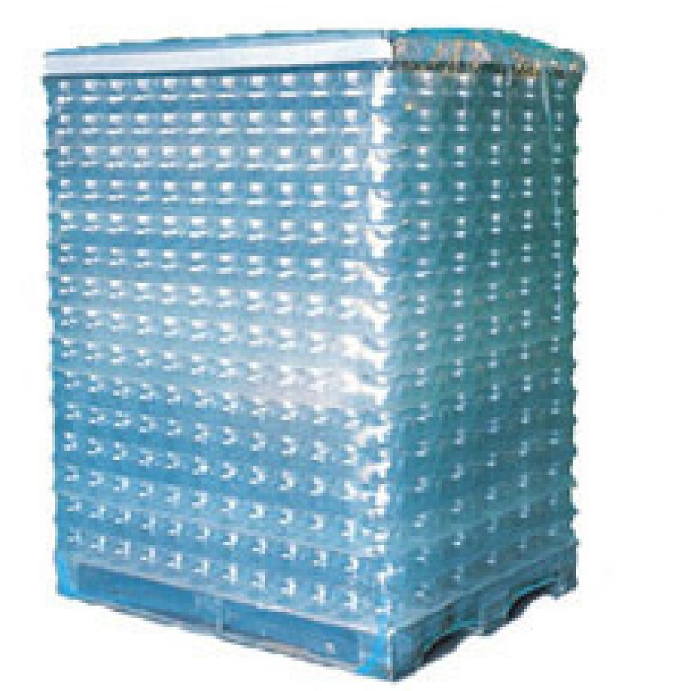 Produktabbildung: Schrumpfschlauch, PE, 125 µ, BxL 1.250 mm x 100 lfm, Seitenfalte 850 mm, transparent