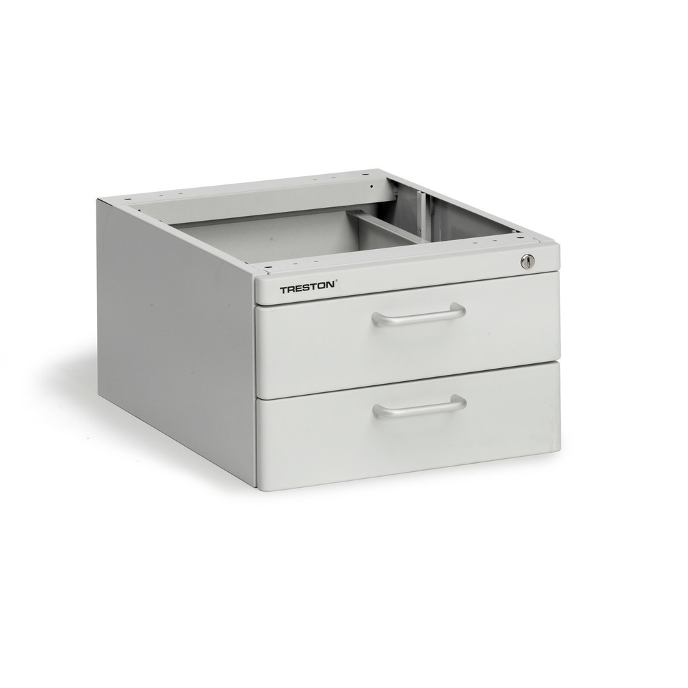 Produktabbildung: Schubladen-Tischunterbau, HxBxT 245 x 370 x 460 mm, 2 Schubladen