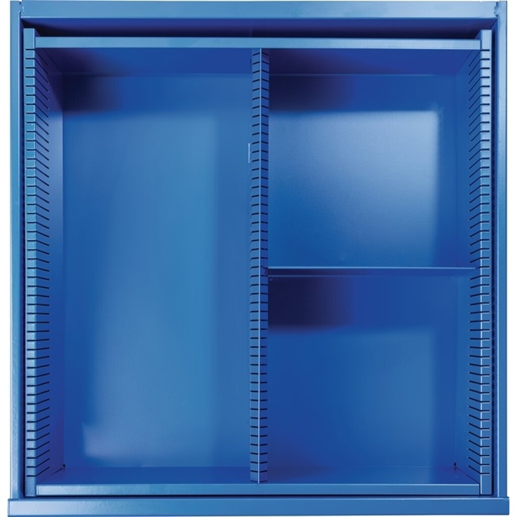 Schubladenunterteilungsmaterial BK 600, 1 Längs-/1 Querteiler, Fronthöhe 190 mm Produktabbildung: Schubladenunterteilungsmaterial BK 600, 1 Längs-/1 Querteiler, Fronthöhe 190 mm