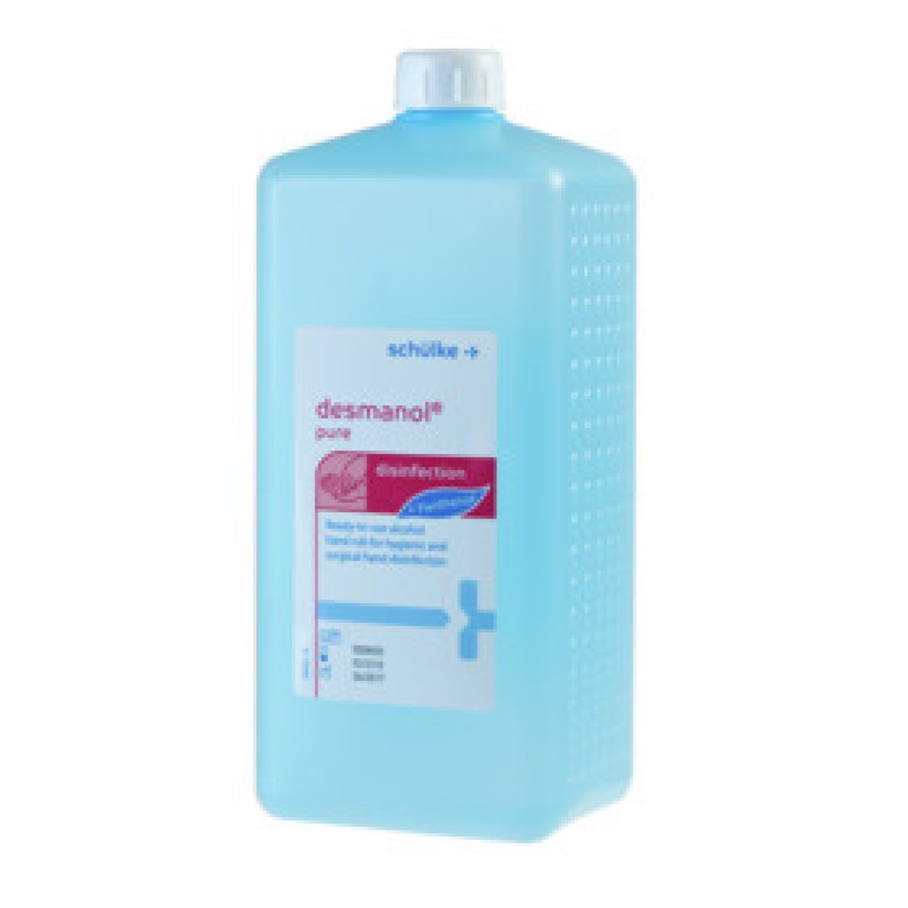 Produktabbildung: Schülke Händedesinfektion desmanol pure, Inhalt: 1000 ml