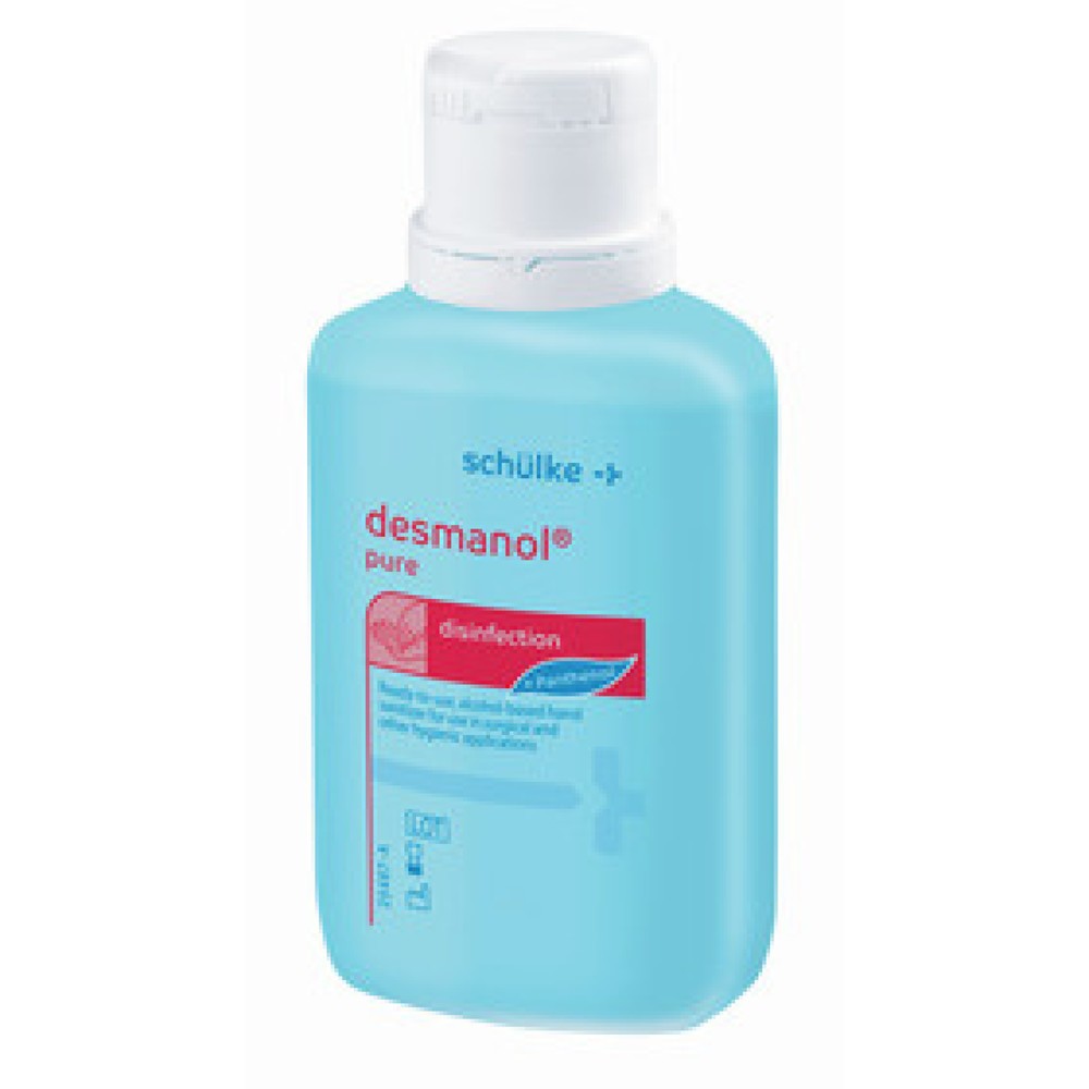Produktabbildung: Schülke Händedesinfektion desmanol pure Kittelflasche, Inhalt: 100 ml