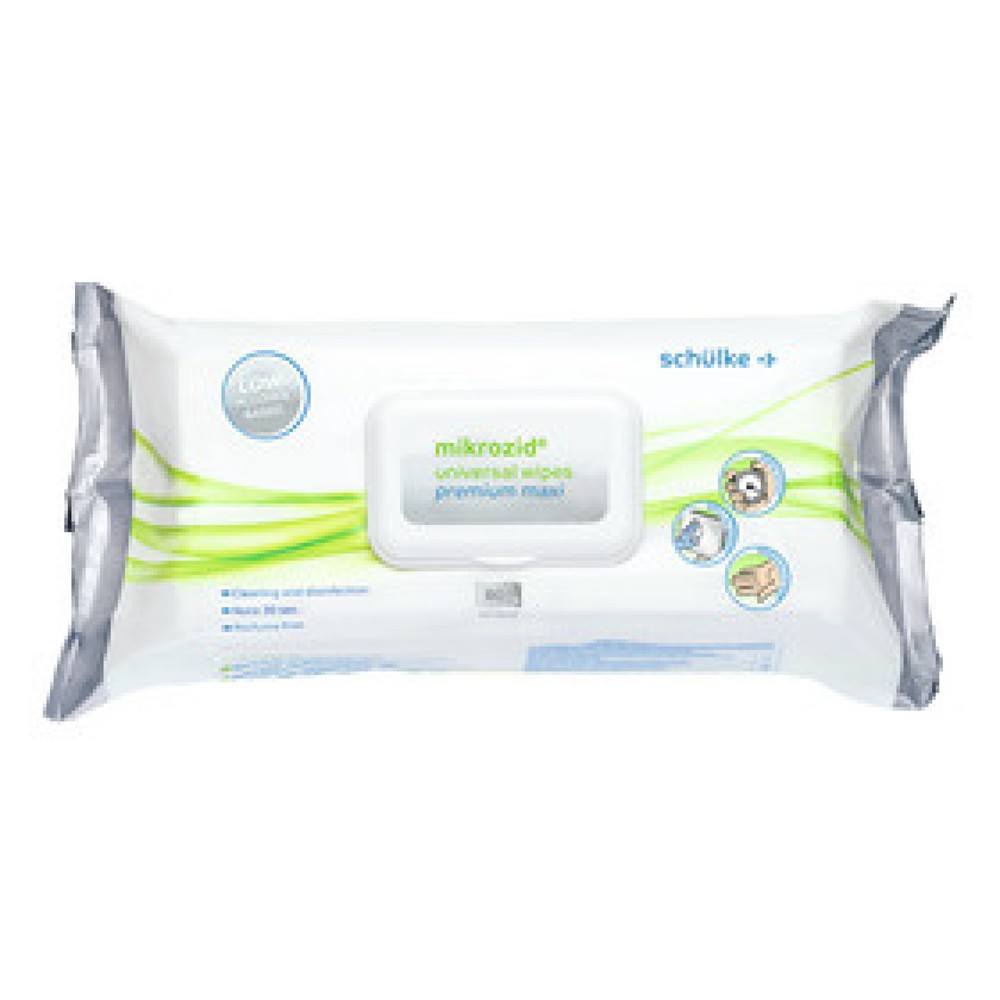 Produktabbildung: Schülke mikrozid universal wipes Desinfektionstücher, Inhalt: 80 Stück
