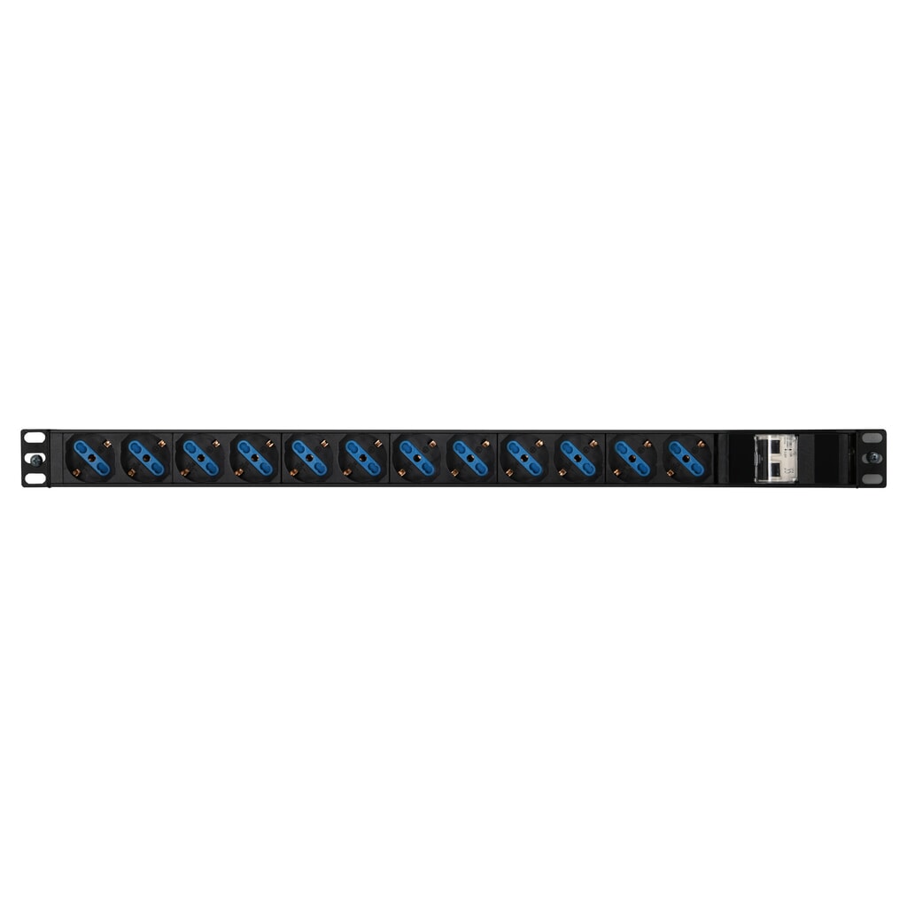 Produktabbildung: Schuko-Steckdosenleiste S12 für Justrite® Lithium-Ionen-Sicherheitsschrank 226-LT