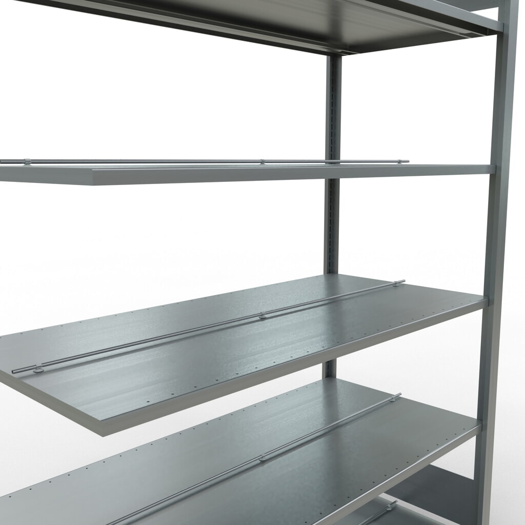 Produktabbildung Nr. 4: SCHULTE Aktenregal AF, doppelseitig, mit Mittelanschlägen, FL 150 kg, HxBxT 2.000 x 1.300 x 600 mm