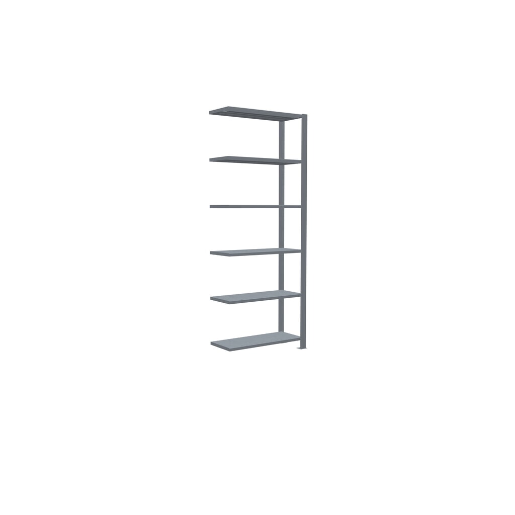 SCHULTE Aktenregal AF, einseitig, mit Endanschlägen, FL 85 kg, HxBxT 2.000 x 750 x 300 mm Produktabbildung Nr. 2: SCHULTE Aktenregal AF, einseitig, mit Endanschlägen, FL 85 kg, HxBxT 2.000 x 750 x 300 mm