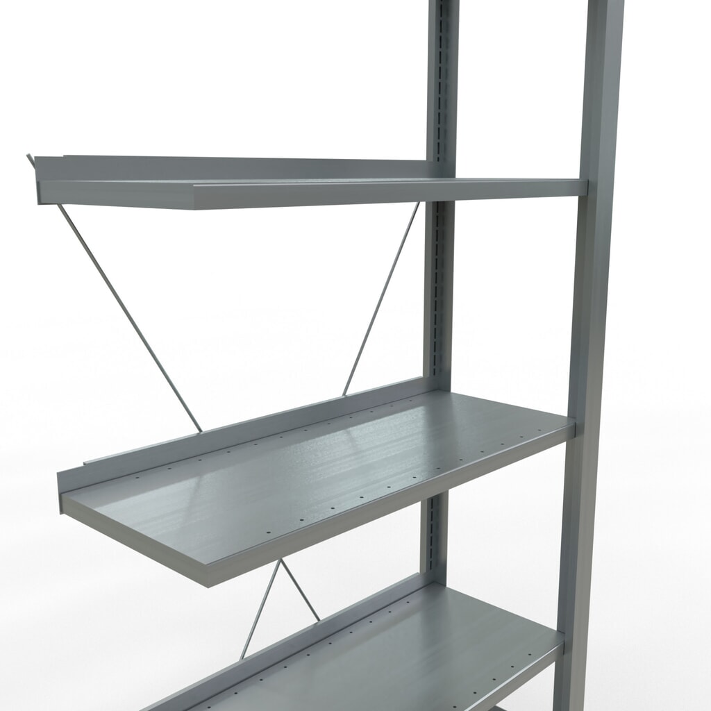 SCHULTE Aktenregal AF, einseitig, mit Endanschlägen, FL 85 kg, HxBxT 2.000 x 750 x 300 mm Produktabbildung Nr. 5: SCHULTE Aktenregal AF, einseitig, mit Endanschlägen, FL 85 kg, HxBxT 2.000 x 750 x 300 mm