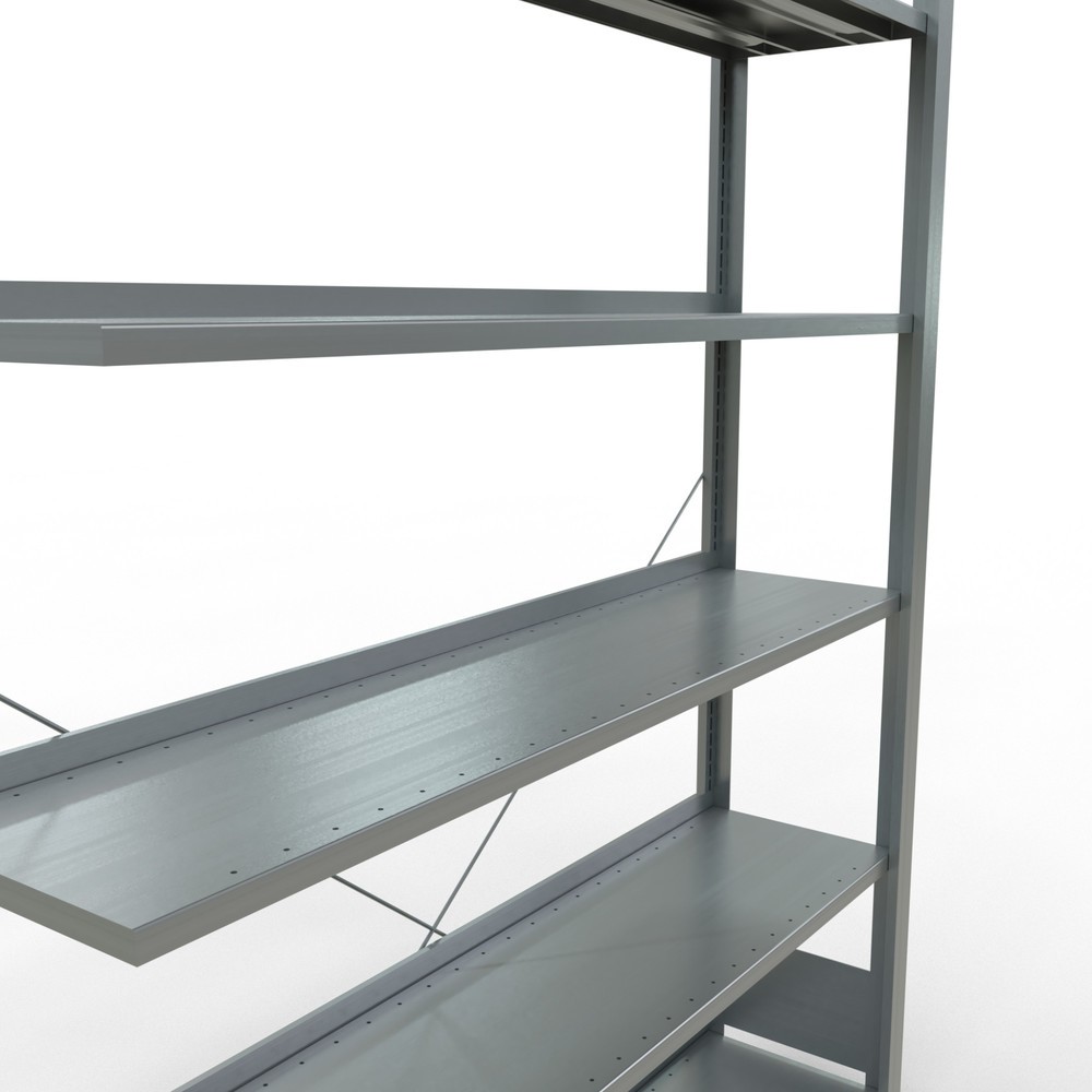 Produktabbildung Nr. 4: SCHULTE Aktenregal AF, einseitig, mit Endanschlägen, FL 85 kg, HxBxT 2.000 x 1.300 x 300 mm