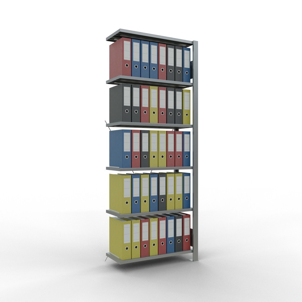 Produktabbildung Nr. 2: SCHULTE Aktenregal AF, einseitig, ohne Endanschläge, FL 85 kg, HxBxT 2.000 x 750 x 300 mm