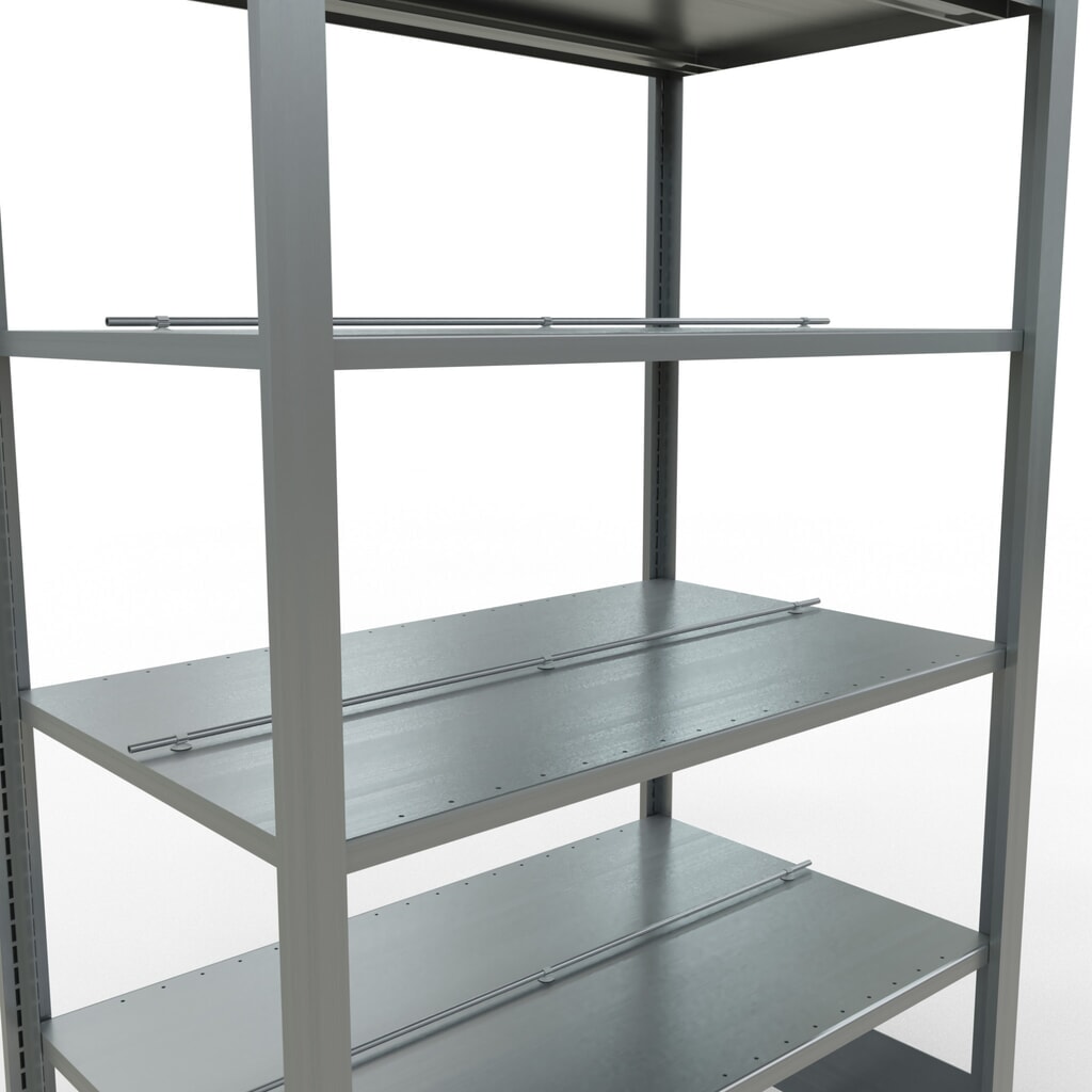 SCHULTE Aktenregal GF, doppelseitig, mit Mittelanschlägen, FL 150 kg, HxBxT 2.000 x 1.000 x 600 mm Produktabbildung Nr. 4: SCHULTE Aktenregal GF, doppelseitig, mit Mittelanschlägen, FL 150 kg, HxBxT 2.000 x 1.000 x 600 mm
