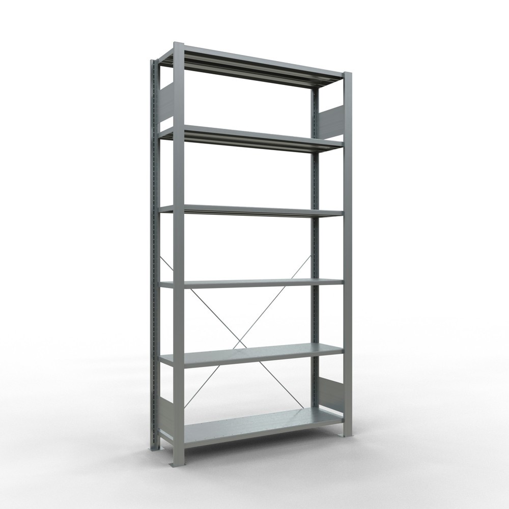 Produktabbildung: SCHULTE Aktenregal GF, einseitig, FL 85 kg, HxBxT 2.000 x 1.000 x 300 mm