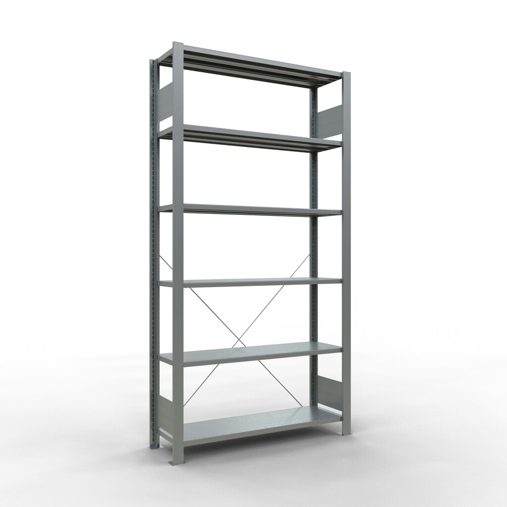SCHULTE Aktenregal GF, einseitig, FL 85 kg, HxBxT 2.000 x 1.000 x 300 mm Produktabbildung: SCHULTE Aktenregal GF, einseitig, FL 85 kg, HxBxT 2.000 x 1.000 x 300 mm
