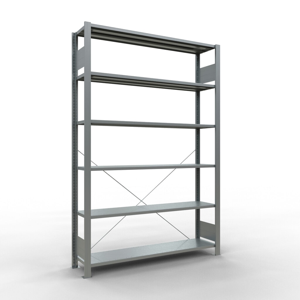 SCHULTE Aktenregal GF, einseitig, FL 85 kg, HxBxT 2.000 x 1.300 x 300 mm Produktabbildung: SCHULTE Aktenregal GF, einseitig, FL 85 kg, HxBxT 2.000 x 1.300 x 300 mm