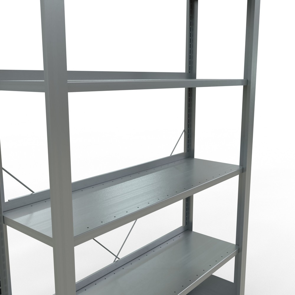 Produktabbildung Nr. 4: SCHULTE Aktenregal GF, einseitig, mit Endanschlägen, FL 85 kg, HxBxT 2.000 x 1.000 x 300 mm