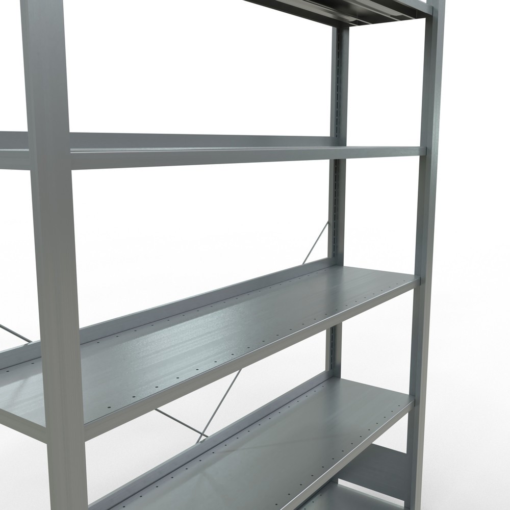 Produktabbildung Nr. 4: SCHULTE Aktenregal GF, einseitig, mit Endanschlägen, FL 85 kg, HxBxT 2.000 x 1.300 x 300 mm