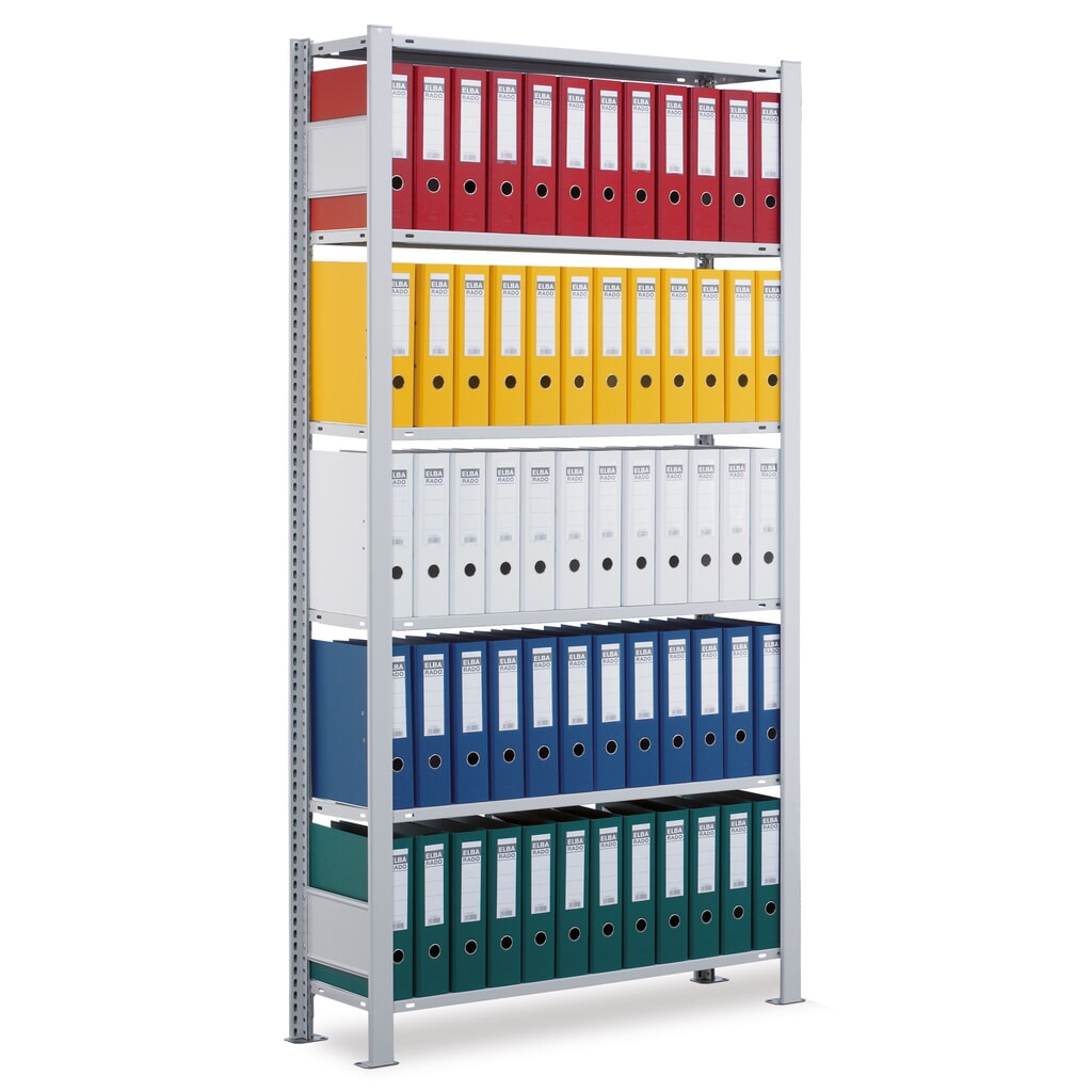SCHULTE Aktenregal GF, einseitig, FL 85 kg, HxBxT 2.500 x 1.000 x 300 mm Produktabbildung: SCHULTE Aktenregal GF, einseitig, FL 85 kg, HxBxT 2.500 x 1.000 x 300 mm