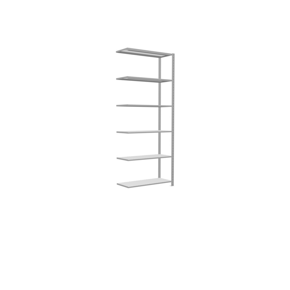 Produktabbildung Nr. 2: SCHULTE Fachbodenregal, AF, FL 150 kg, lichtgrau, HxBxT 2.500 x 1.000 x 400 mm