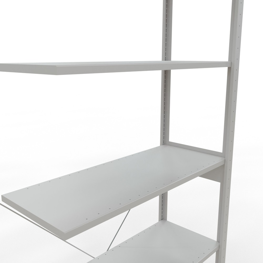 Produktabbildung Nr. 5: SCHULTE Fachbodenregal, AF, FL 150 kg, lichtgrau, HxBxT 2.500 x 1.000 x 400 mm