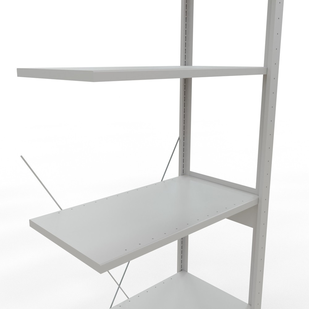 Produktabbildung Nr. 5: SCHULTE Fachbodenregal, AF, FL 150 kg, lichtgrau, HxBxT 2.500 x 750 x 400 mm