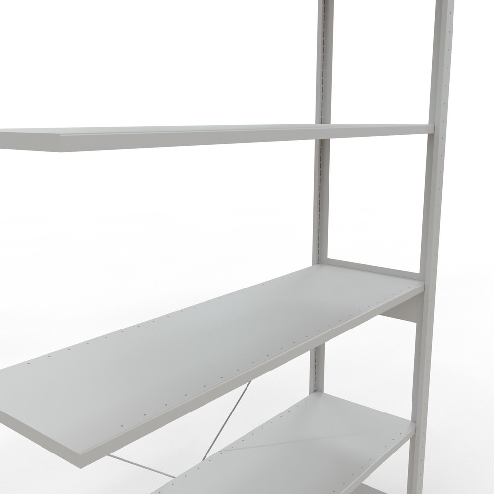 Produktabbildung Nr. 5: SCHULTE Fachbodenregal, AF, FL 150 kg, lichtgrau, HxBxT 2.500 x 1.300 x 400 mm