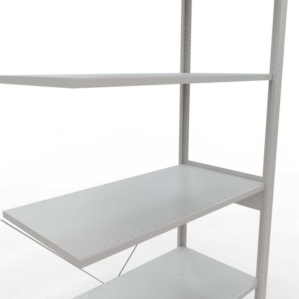 Produktabbildung Nr. 5: SCHULTE Fachbodenregal, AF, FL 150 kg, lichtgrau, HxBxT 2.500 x 1.000 x 500 mm