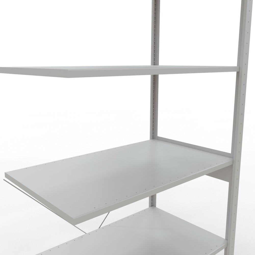 Produktabbildung Nr. 5: SCHULTE Fachbodenregal, AF, FL 150 kg, lichtgrau, HxBxT 2.500 x 1.000 x 600 mm