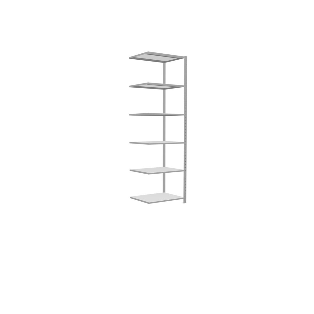 Produktabbildung Nr. 2: SCHULTE Fachbodenregal, AF, FL 150 kg, lichtgrau, HxBxT 2.500 x 750 x 600 mm
