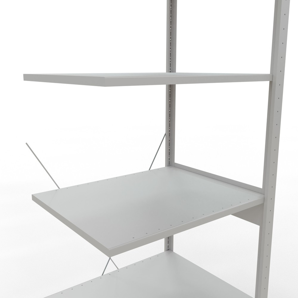 Produktabbildung Nr. 5: SCHULTE Fachbodenregal, AF, FL 150 kg, lichtgrau, HxBxT 2.500 x 750 x 600 mm