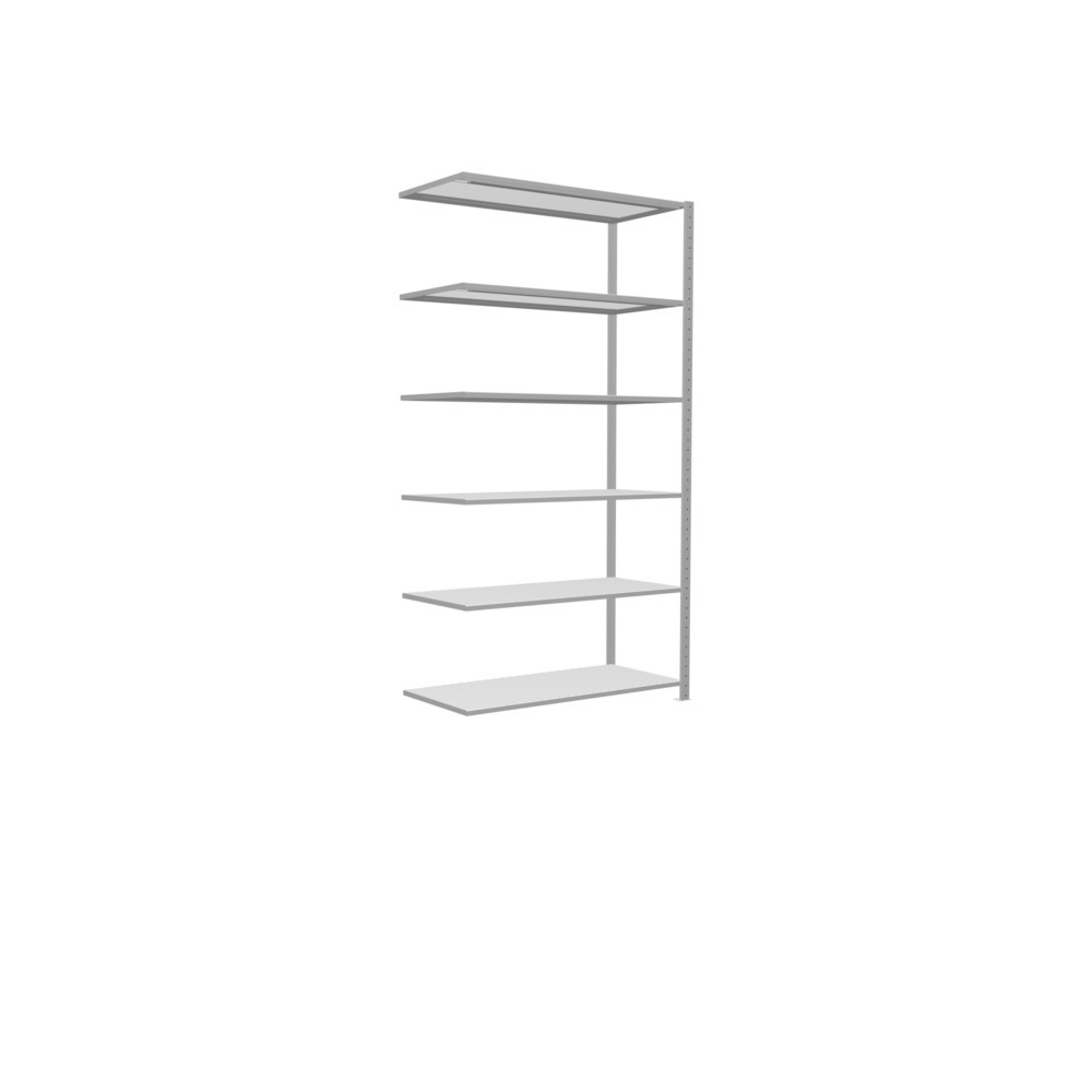 Produktabbildung Nr. 2: SCHULTE Fachbodenregal, AF, FL 150 kg, lichtgrau, HxBxT 2.500 x 1.300 x 600 mm