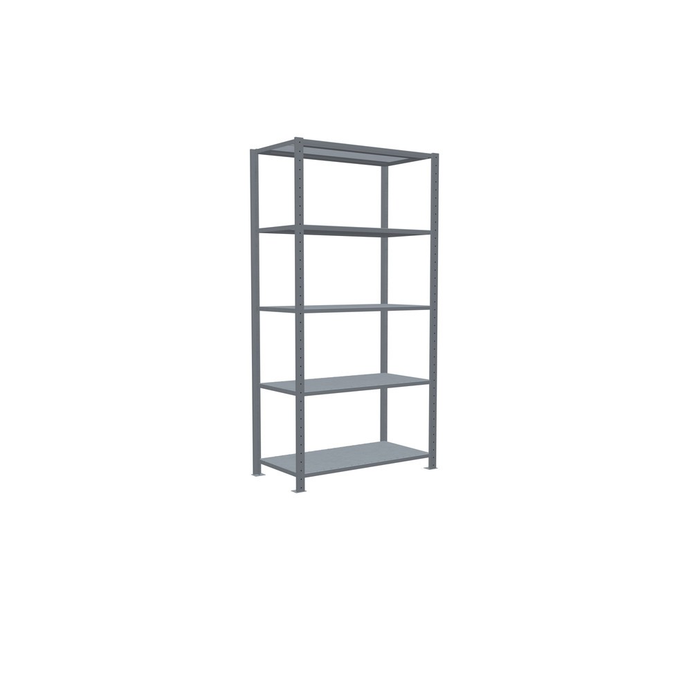 Produktabbildung Nr. 2: SCHULTE Fachbodenregal verzinkt mit 5 Stahlblechböden, Fachlast 150 kg, HxBxT 2.000 x 1.060 x 536 mm