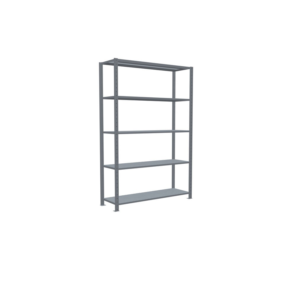 Produktabbildung Nr. 2: SCHULTE Fachbodenregal verzinkt mit 5 Stahlblechböden, Fachlast 150 kg, HxBxT 2.000 x 1.360 x 436 mm