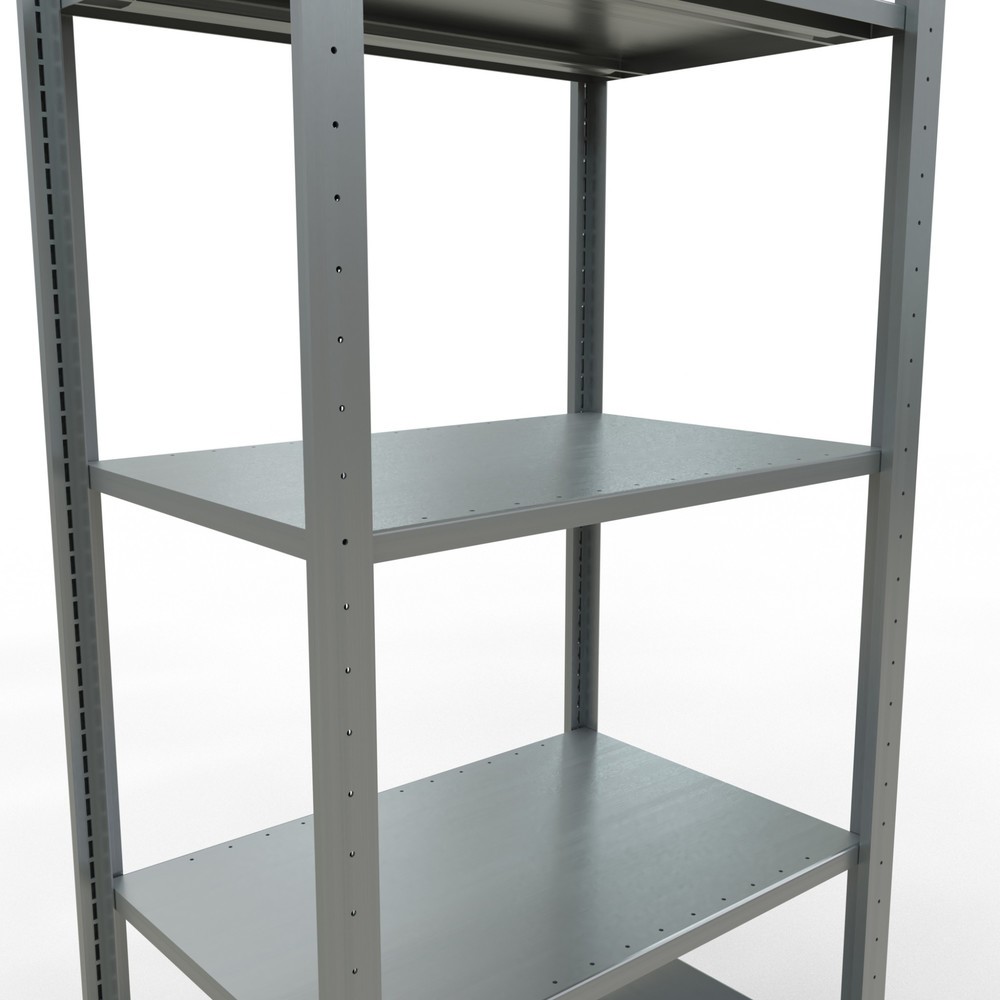 Produktabbildung Nr. 4: SCHULTE Fachbodenregal verzinkt mit 5 Stahlblechböden, Fachlast 150 kg, HxBxT 2.000 x 810 x 536 mm