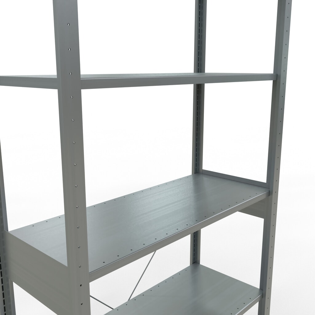 Produktabbildung Nr. 5: SCHULTE Fachbodenregal verzinkt, Fachlast 150 kg, HxBxT 2.500 x 1.060 x 436 mm