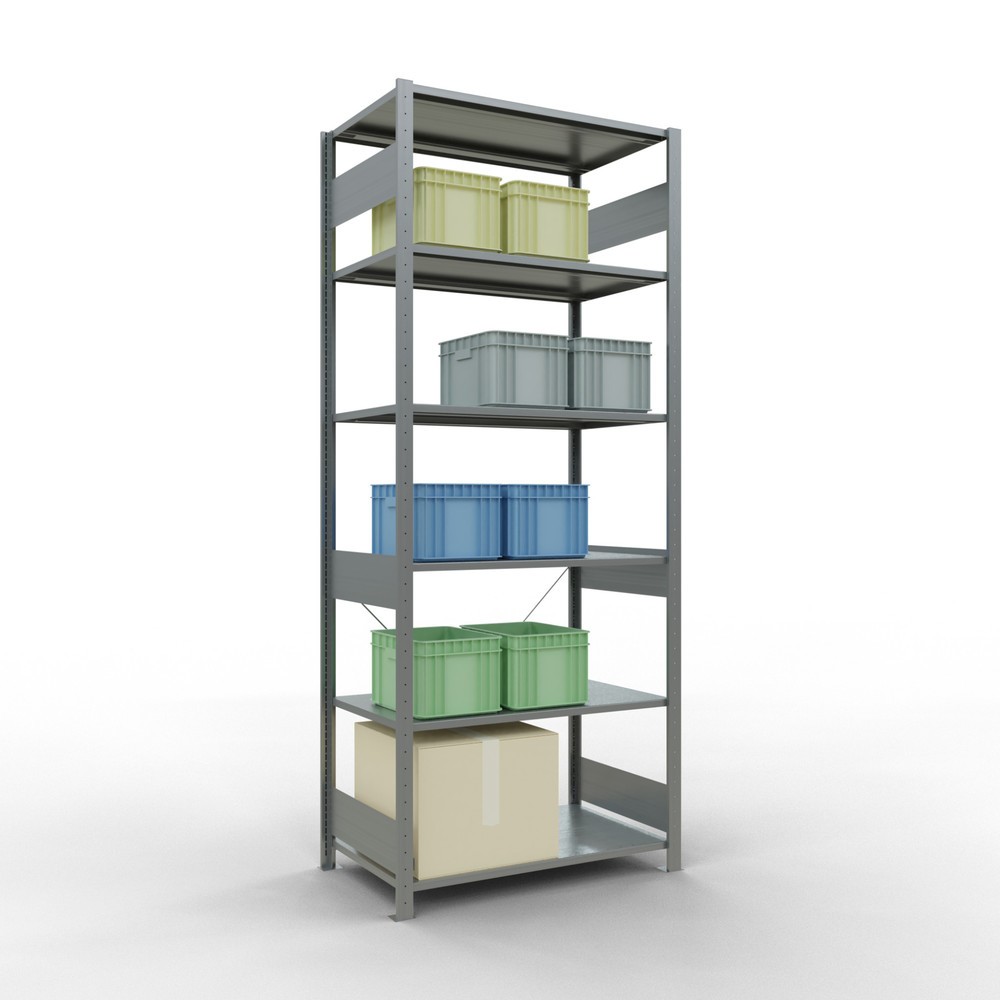Produktabbildung Nr. 3: SCHULTE Fachbodenregal verzinkt, Fachlast 150 kg, HxBxT 2.500 x 1.060 x 636 mm