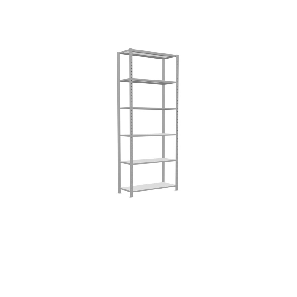 Produktabbildung Nr. 2: SCHULTE Fachbodenregal lichtgrau, Fachlast 150 kg, HxBxT 2.500 x 1.060 x 436 mm
