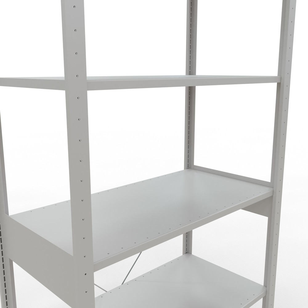 Produktabbildung Nr. 5: SCHULTE Fachbodenregal lichtgrau, Fachlast 150 kg, HxBxT 2.500 x 1.060 x 536 mm