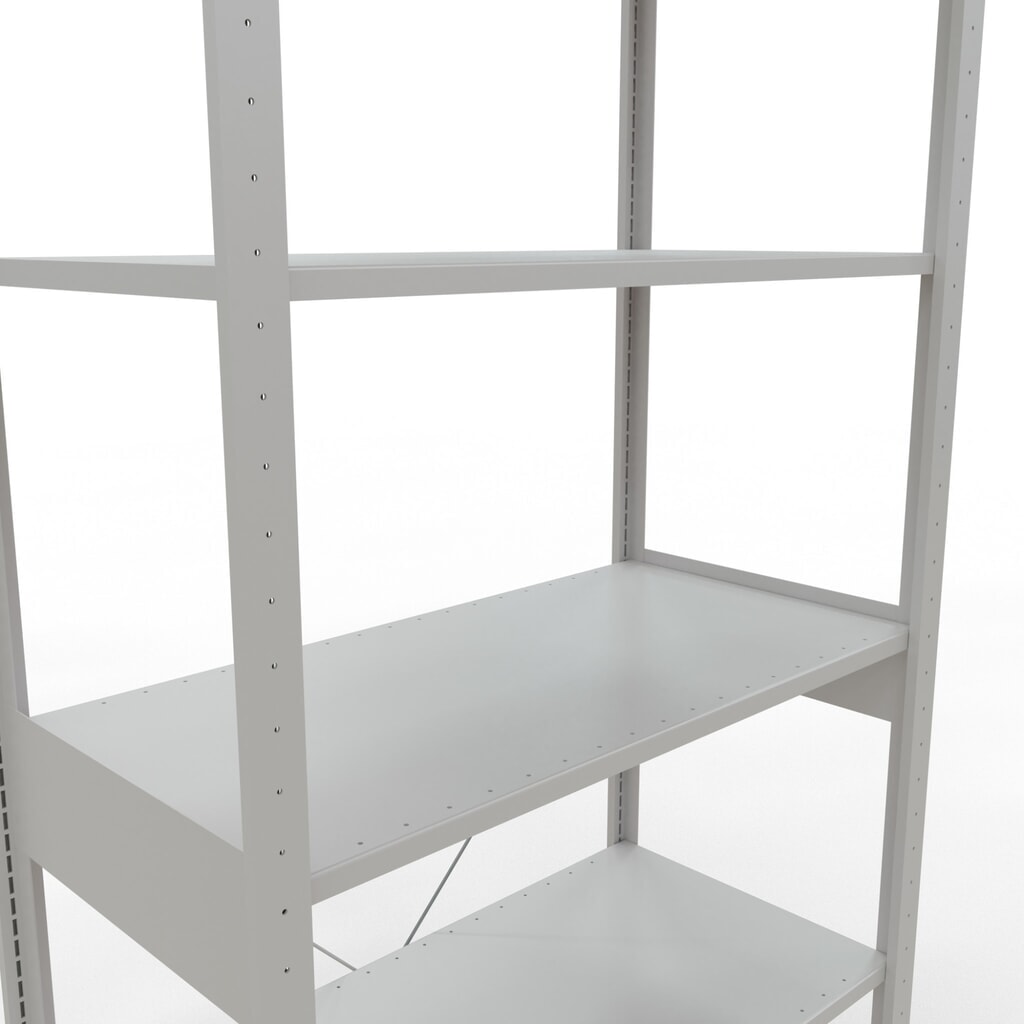 Produktabbildung Nr. 5: SCHULTE Fachbodenregal lichtgrau, Fachlast 150 kg, HxBxT 2.500 x 1.060 x 536 mm