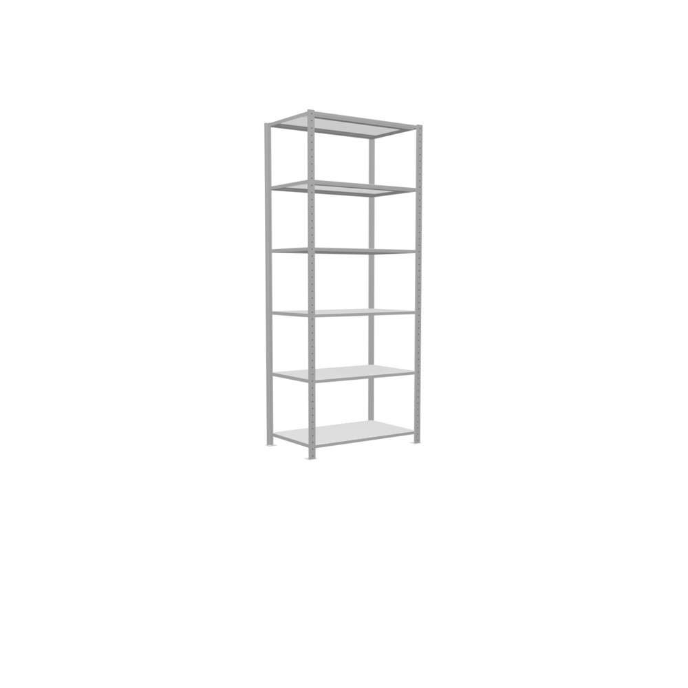 Produktabbildung Nr. 2: SCHULTE Fachbodenregal lichtgrau, Fachlast 150 kg, HxBxT 2.500 x 1.060 x 636 mm