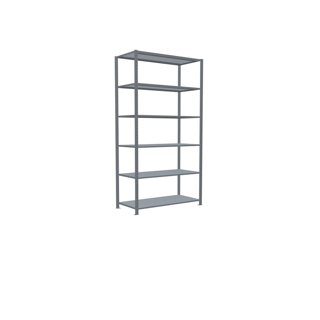 Produktabbildung Nr. 2: SCHULTE Fachbodenregal verzinkt, Fachlast 150 kg, HxBxT 2.500 x 1.360 x 636 mm