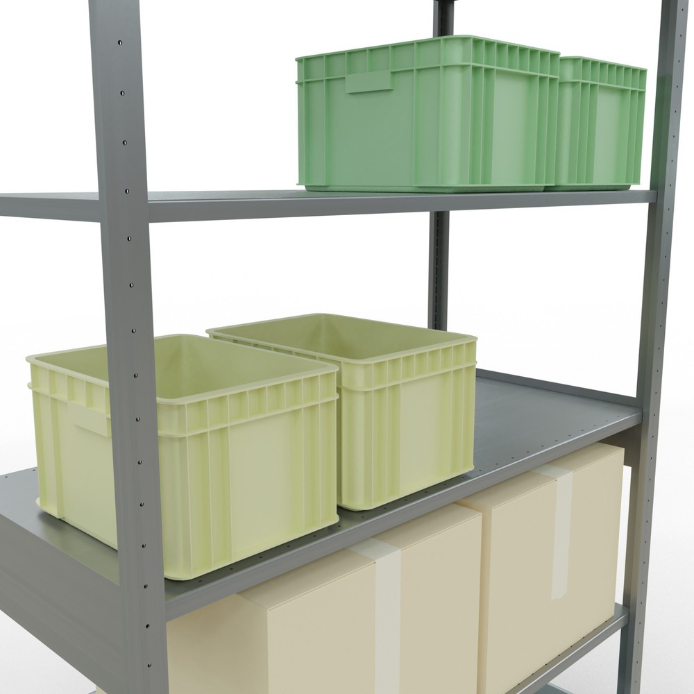 Produktabbildung Nr. 4: SCHULTE Fachbodenregal verzinkt, Fachlast 150 kg, HxBxT 2.500 x 1.360 x 636 mm