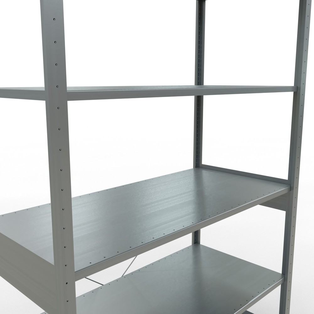 Produktabbildung Nr. 5: SCHULTE Fachbodenregal verzinkt, Fachlast 150 kg, HxBxT 2.500 x 1.360 x 636 mm